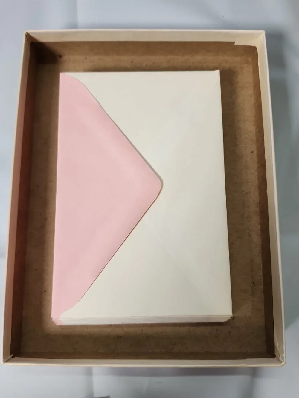Whiting's Style 35004 Stationery Set Floral Pastel Pink VTG 1970s Near Complete